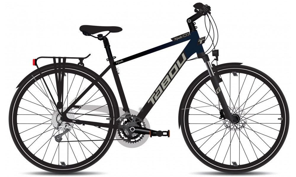 Велосипед Tabou Kinetic 6 black-black 