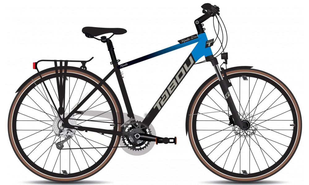 Bicycle Tabou Kinetic 4 black-blue 