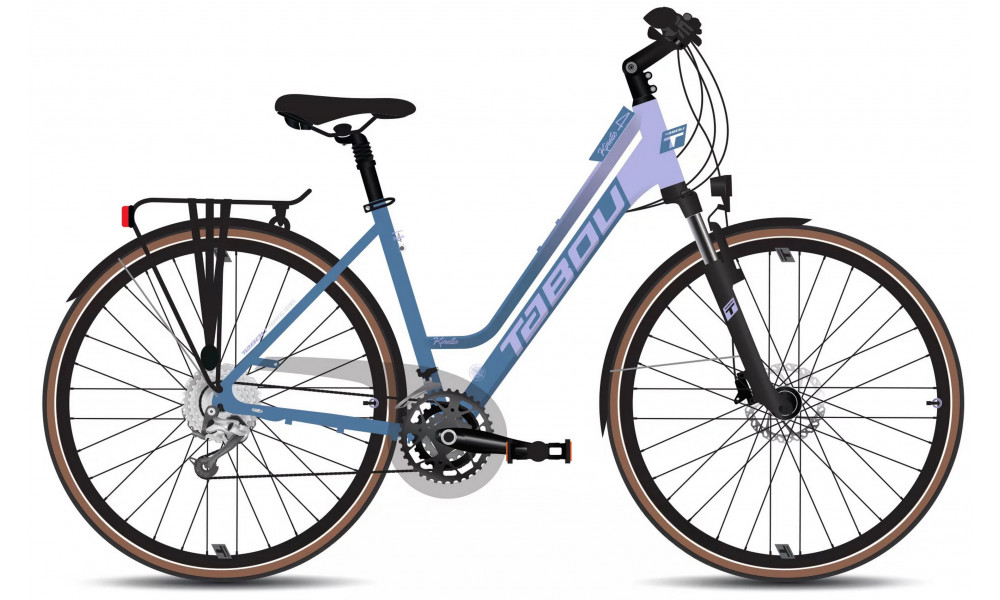 Bicycle Tabou Kinetic 4 JR W navy-lavender 