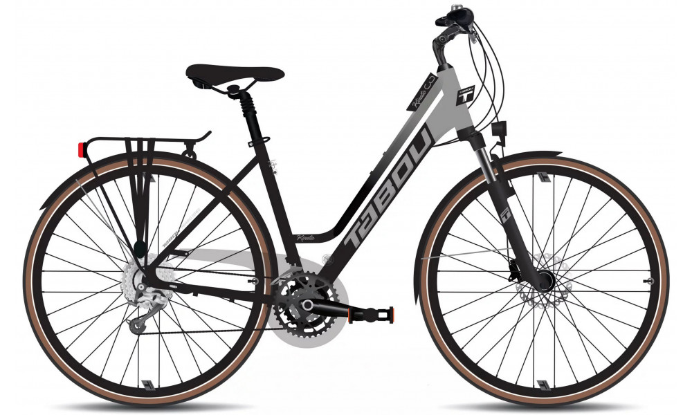 Велосипед Tabou Kinetic 3 W black-grey 