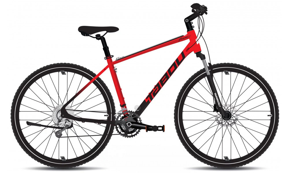 Bicycle Tabou Flow 3 21 black-red 