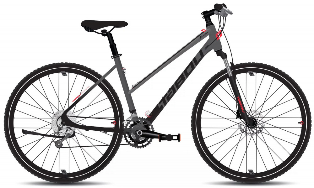 Велосипед Tabou Flow 5 W 19 black-anthracite 