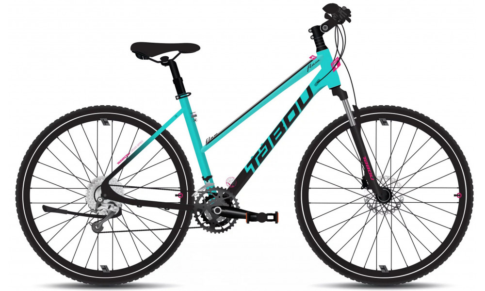 Bicycle Tabou Flow 1 W 19 black-mint 