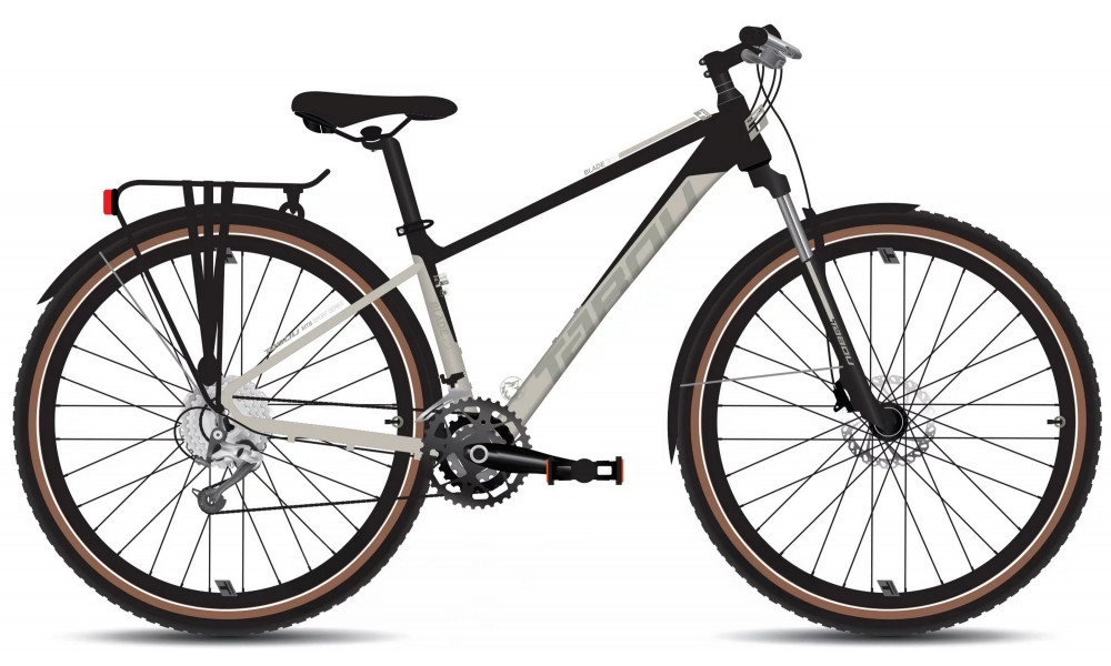 Велосипед Tabou Blade 29 3 EQ grey-black 