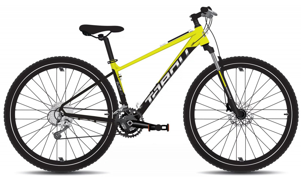 Велосипед Tabou Blade 29 2 black-yellow 