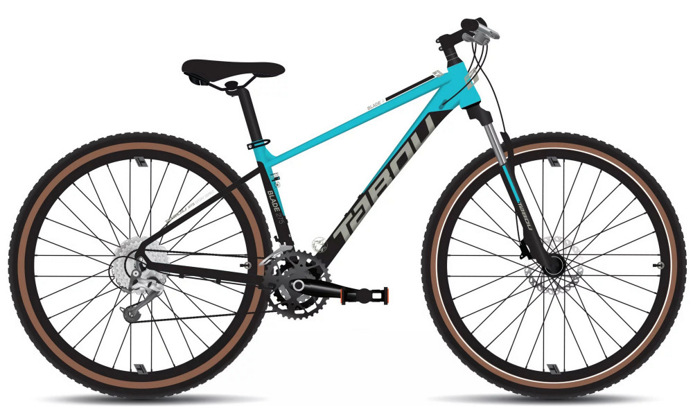 Велосипед Tabou Blade 27.5 4 black-turq 