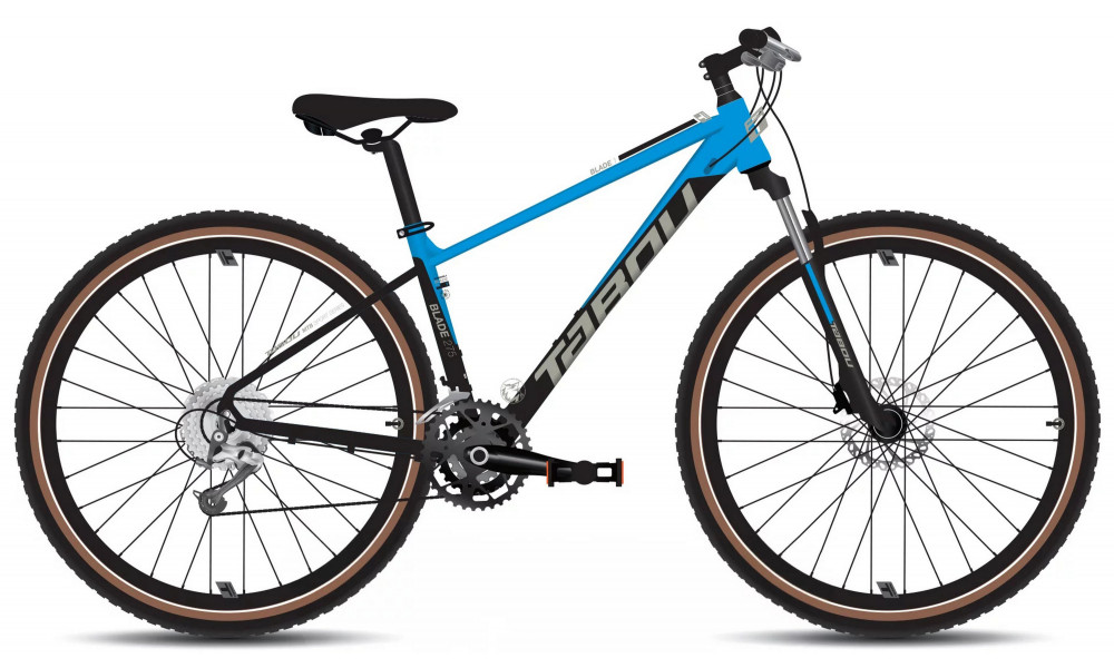 Велосипед Tabou Blade 27.5 1 black-blue 