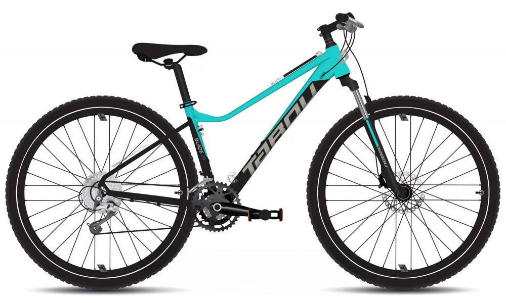 Bicycle Tabou Blade 29 4 W black-mint 