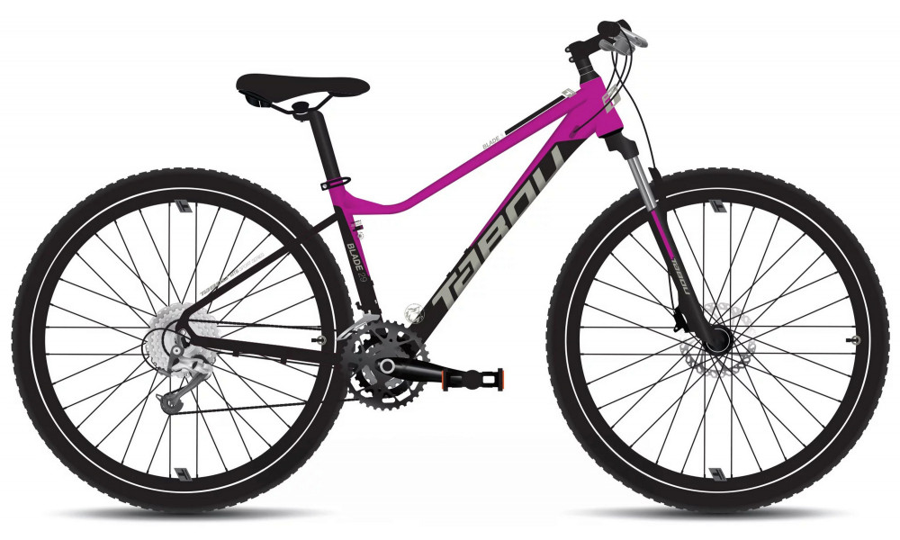 Велосипед Tabou Blade 29 3 W black-pink 