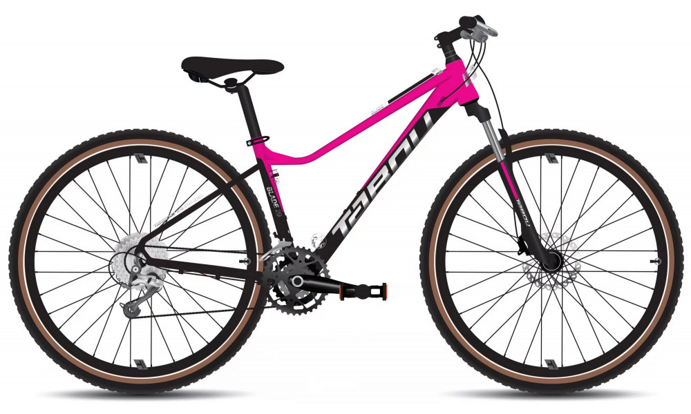 Bicycle Tabou Blade 29 2 W black-fuxia 