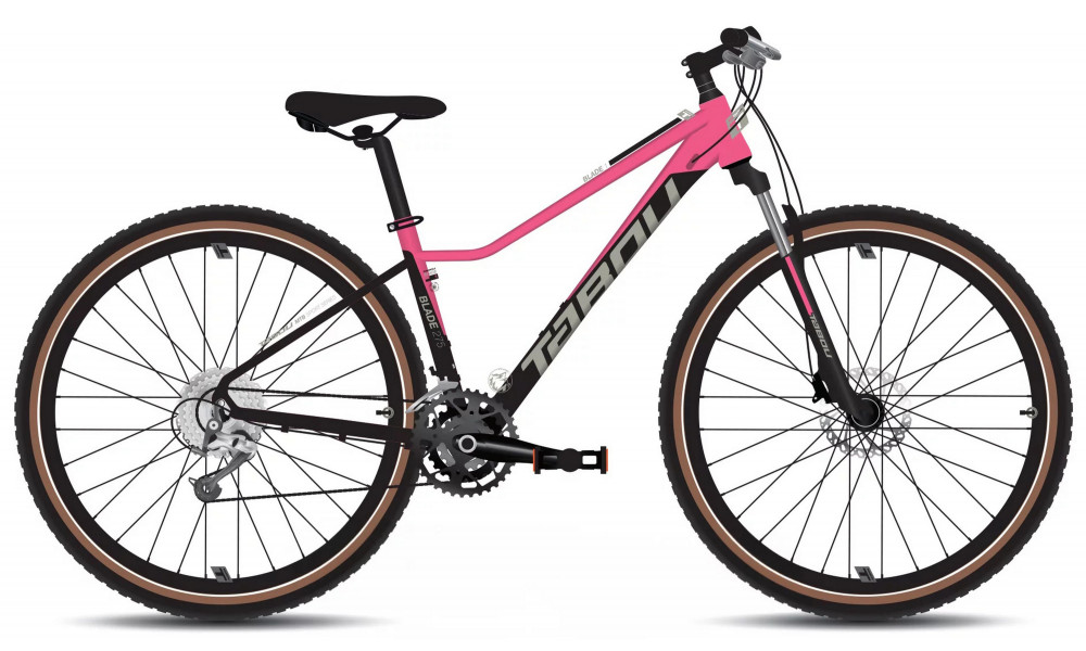 Bicycle Tabou Blade 27.5 1 W black-pink 