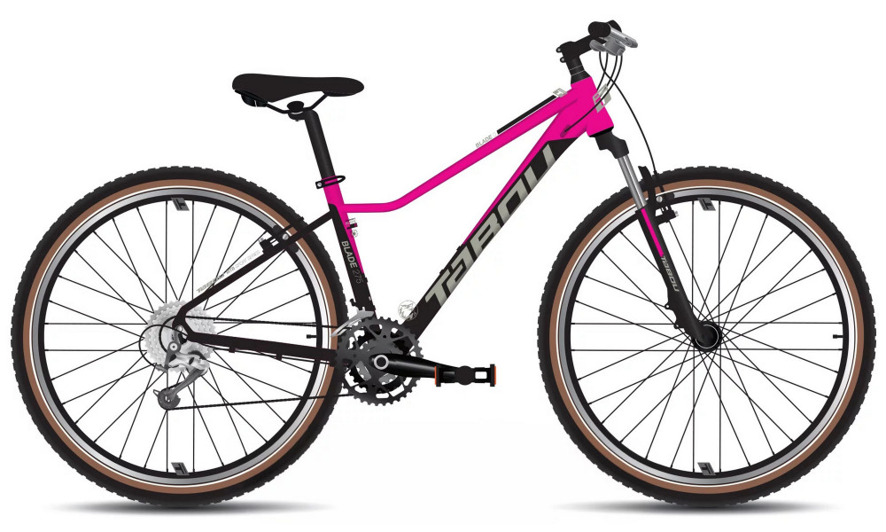 Bicycle Tabou Blade 27.5 0 W black-fuxia 