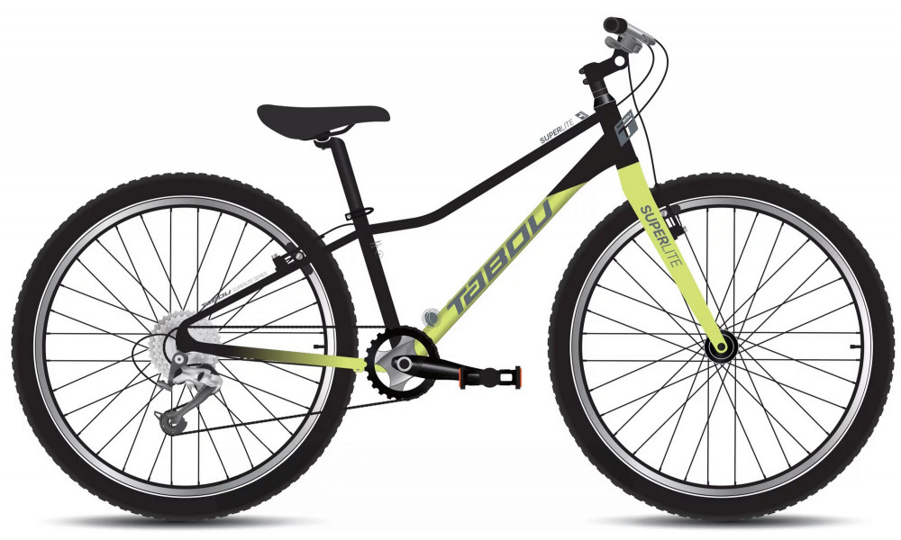 Bicycle Tabou Superlite 26 black-lime 