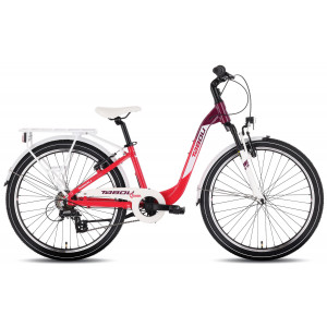 Bicycle Tabou Queen 24 pink-white