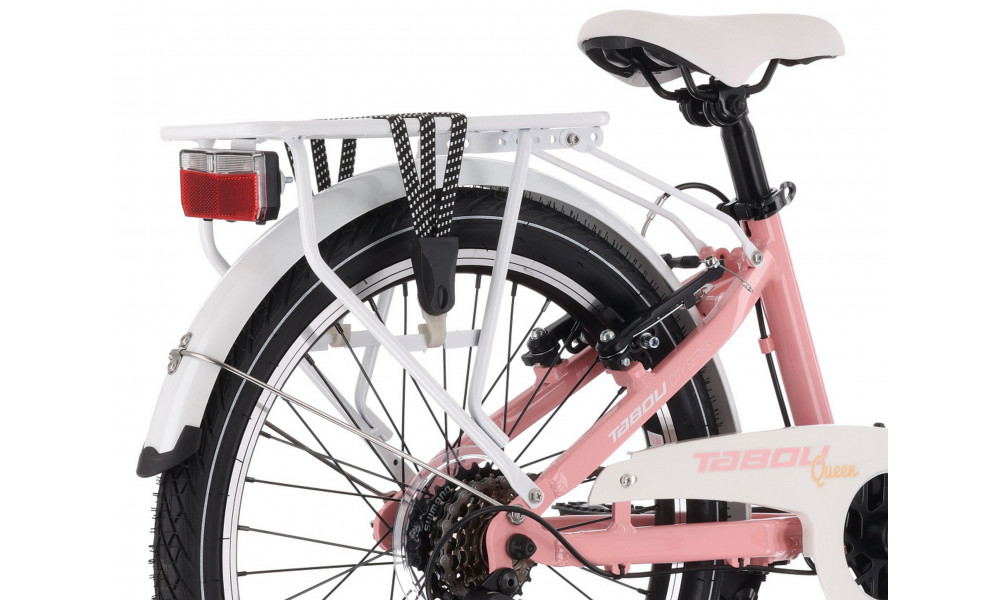 Bicycle Tabou Queen 20 coral-white - 8