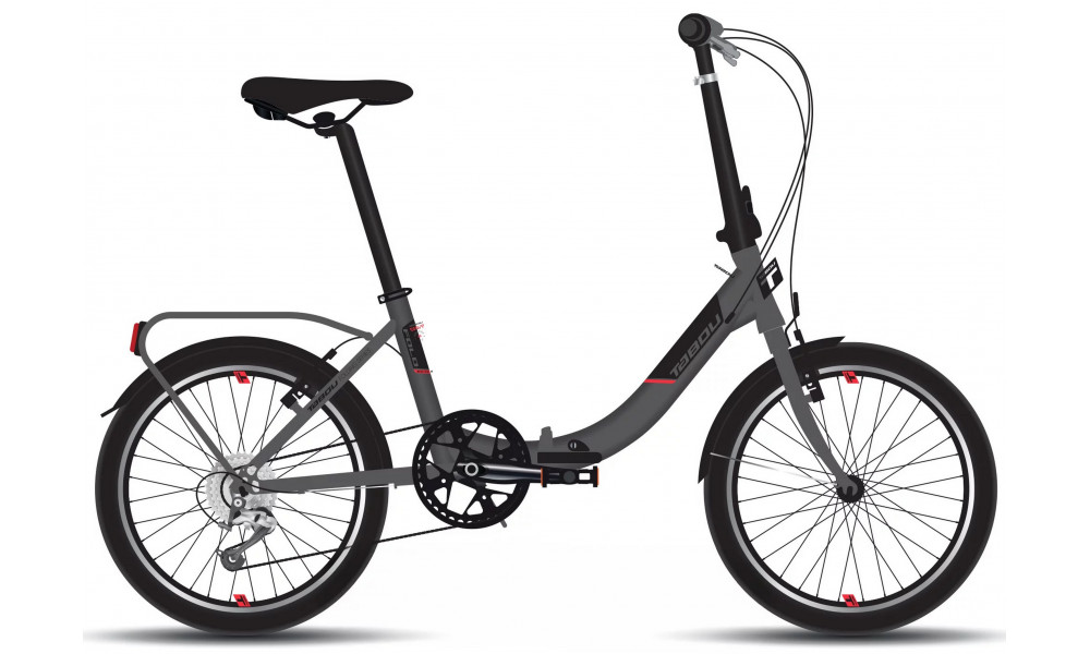 ????????? Tabou Fold ECO anthracite-red 