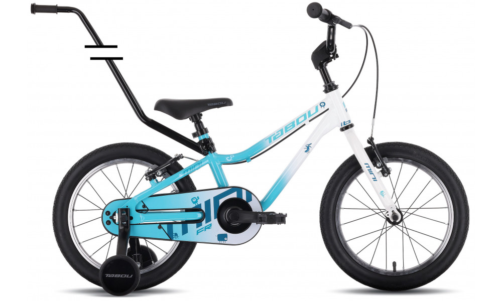 Bicycle Tabou Miss FR 14 turq-white - 1
