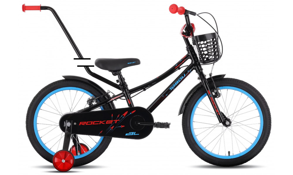 Bicycle Tabou Rocket AL 16 black-red - 1
