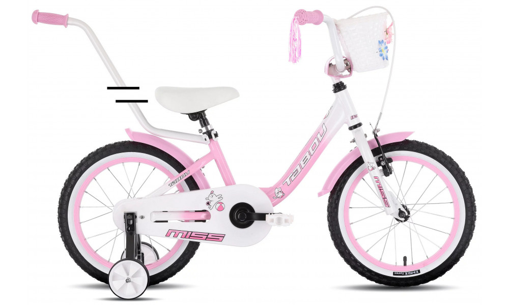 Bicycle Tabou Miss Alu 16 pink-white - 1