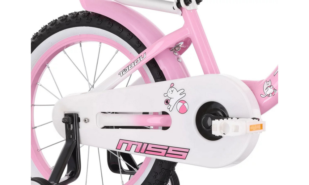 Bicycle Tabou Miss Alu 16 pink-white - 3