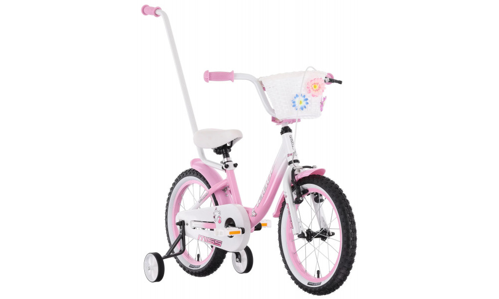 Bicycle Tabou Miss Alu 14 pink-white - 2