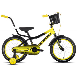 Bicycle Tabou Rocket Alu 16 black-yellow