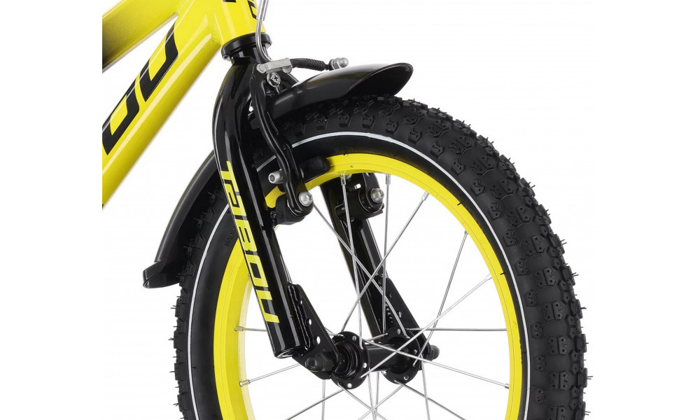 Bicycle Tabou Rocket Alu 16 black-yellow - 4