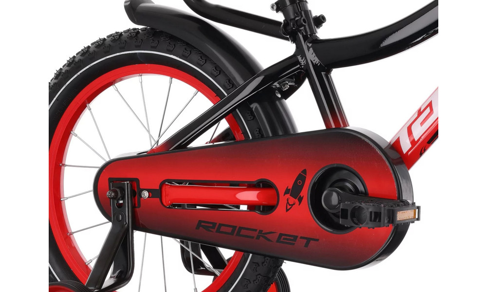 Bicycle Tabou Rocket Alu 16 black-red - 3