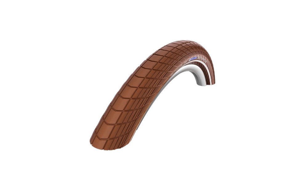 Padanga 26" Schwalbe Big Apple HS 430, Active Wired 55-559 Brown-Reflex - 1