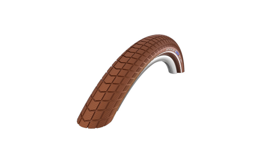 Шина 26" Schwalbe Big Ben HS 439, Active Wired 55-559 / 26x2.15 Brown-Reflex - 1