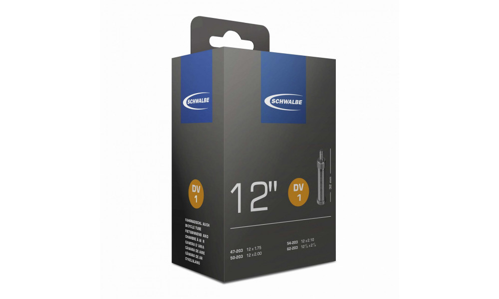 Tube 12" Schwalbe DV1 (47/62-203) - 1