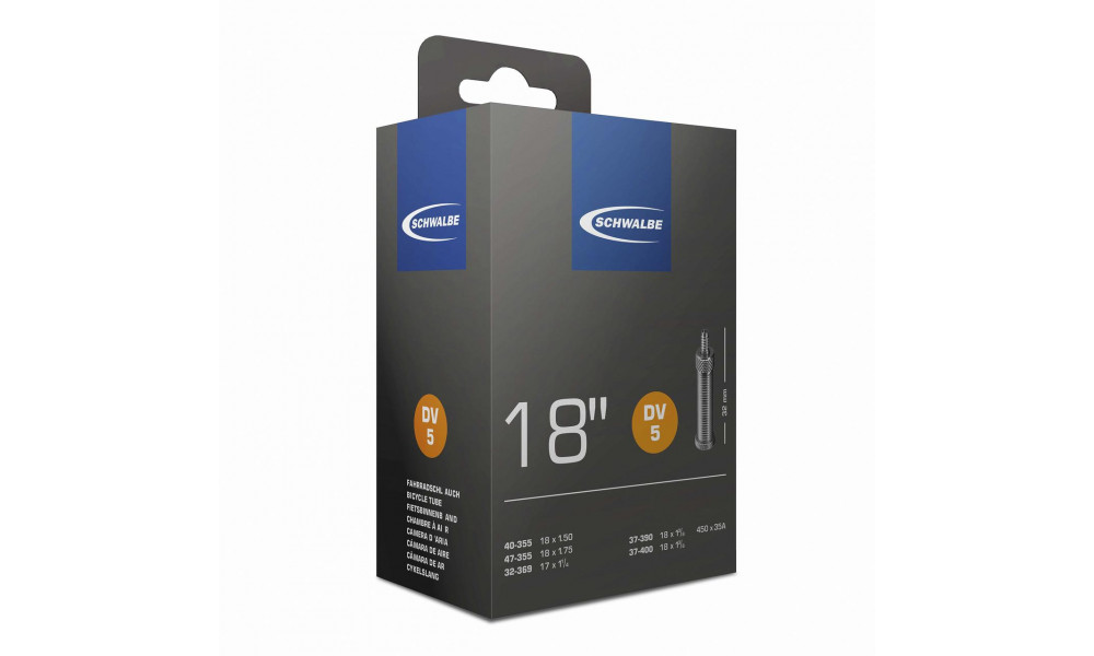 Tube 18" Schwalbe DV5 (40/47-355) - 1