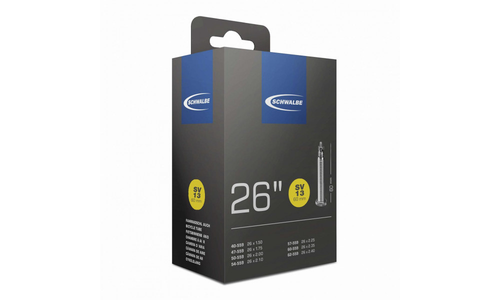 Tube 26" Schwalbe SV13 Long (40/60-559) - 1