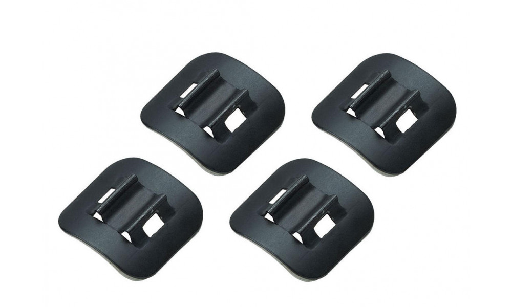 Stick-on Guides for hydraulic hose Jagwire Stick-On / Alu black (set4pcs.) - 1