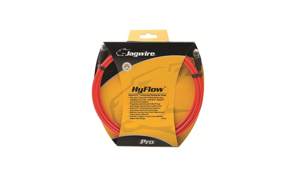 Hydraulic disc brake hose kit Jagwire Mountain Pro red - 1