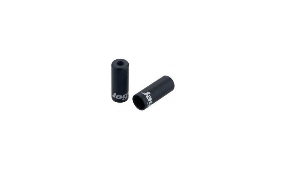 Open end caps Jagwire 5.0mm brake Kevlar or coiled steel housing Alu black (50pcs.) - 1