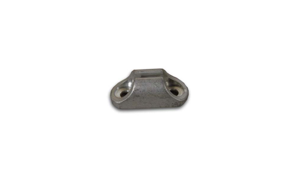 Housing holder alloy with holes for riveting, silver - 1