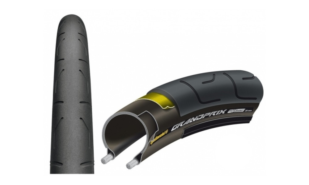 Ųčķą 26" Continental 23-571 Grand Prix Skin - 1