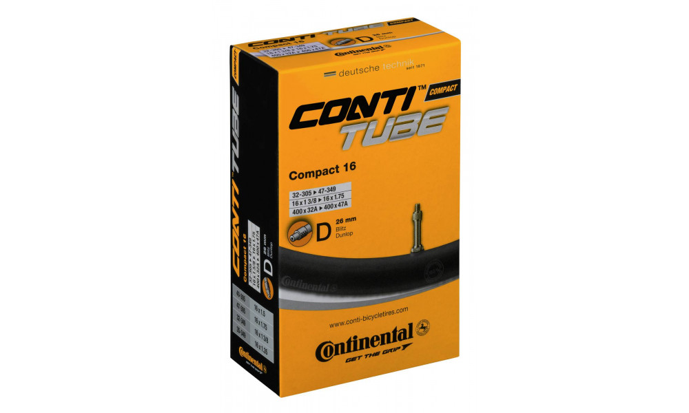 Tube 16" Continental Compact D26 (32-305/47-349) - 1