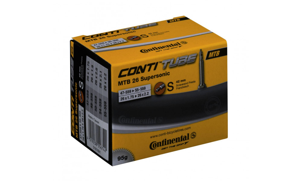 Tube 26" Continental MTB Supersonic S42 (47/55-559) - 1