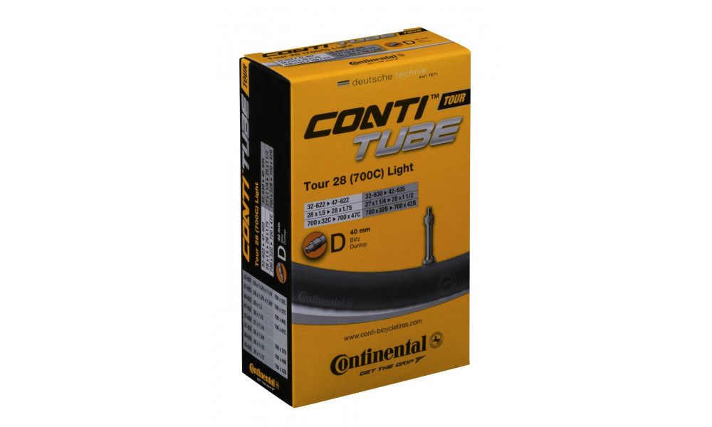 Tube 28" Continental Tour all light D40 (32/47-622/42-635) - 1