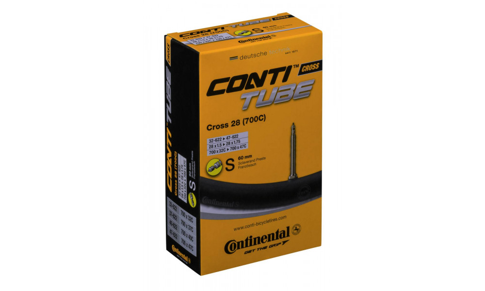 Tube 28" Continental Cross S60 (32/47-622) - 1