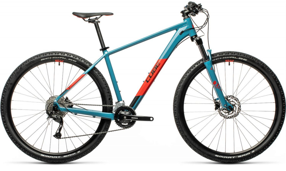 Bicycle Cube Aim EX 29 blue'n'red 2021 - 4