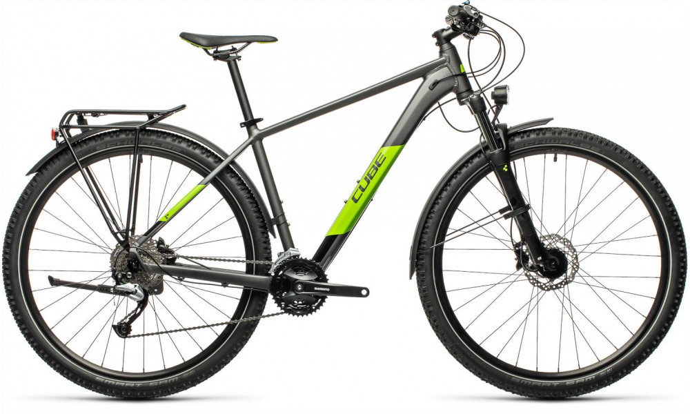 Bicycle Cube Aim SL Allroad 27.5 grey'n'green 2021 - 5