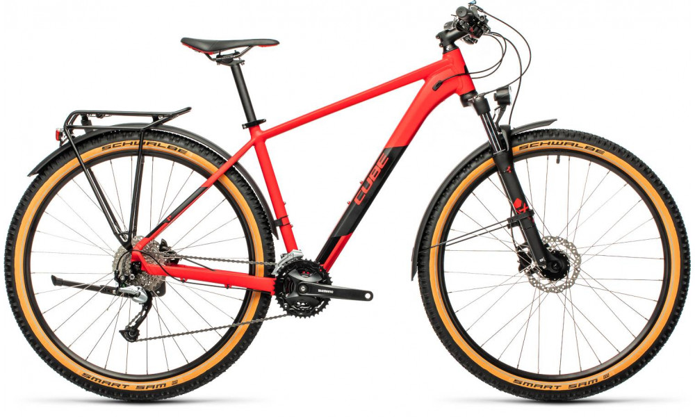 Bicycle Cube Aim SL Allroad 27.5 red'n'black 2021 - 5