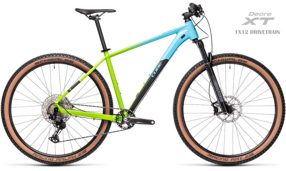 Bicycle Cube Reaction Pro 27.5 fadingblue'n'green 2021 - 6