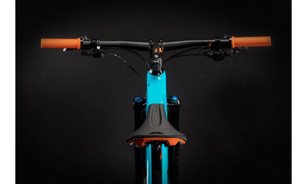 Bicycle Cube Reaction C:62 Race 29 petrol'n'orange 2021 - 4