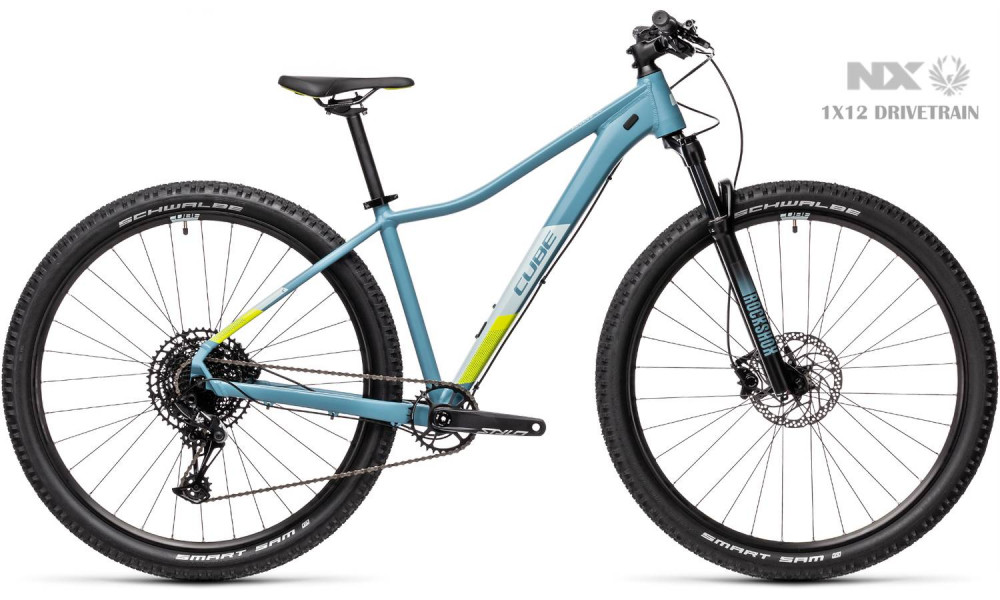 Bicycle Cube Access WS SL 29 greyblue'n'lime 2021 - 5