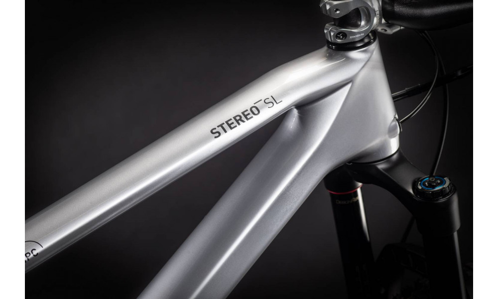 Bicycle Cube Stereo 140 HPC SL 27.5 polarsilver'n'black 2021 - 1