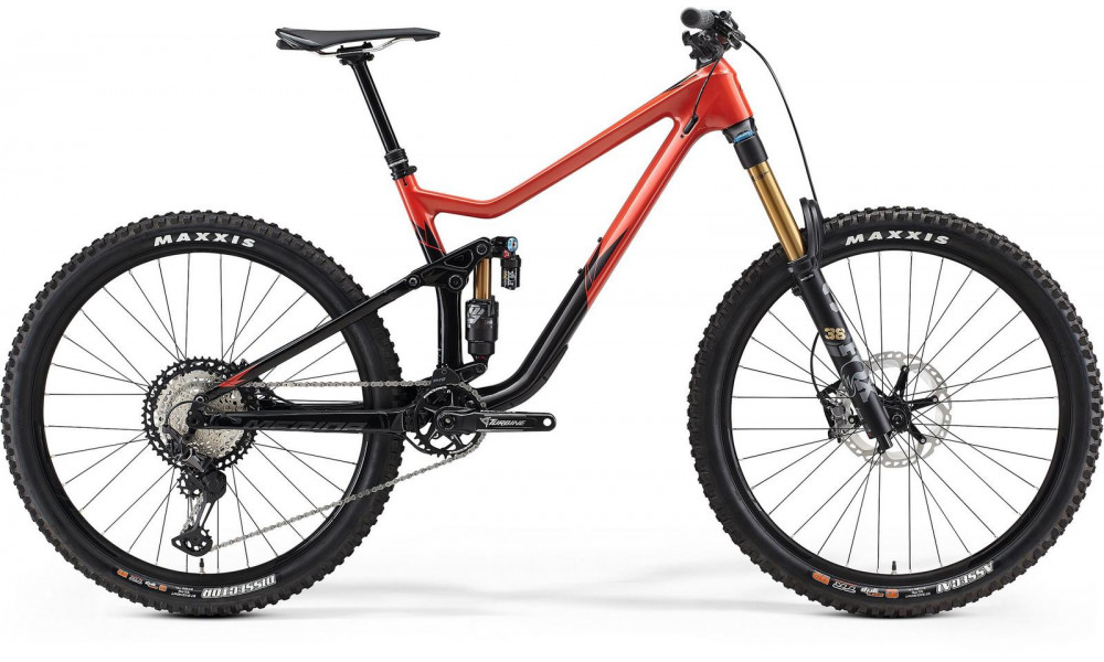 Bicycle Merida ONE-SIXTY 7000 2021 red-black - 1